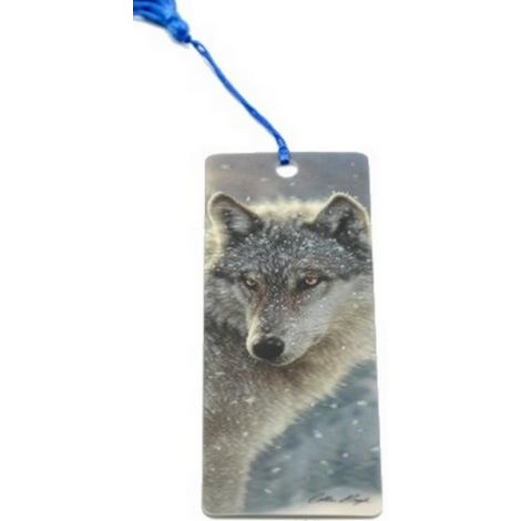 Marque page 3D "Loup"