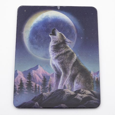 Magnet 3D "Loup & lune"
