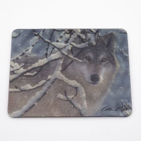 Magnet 3D "Loup & neige"