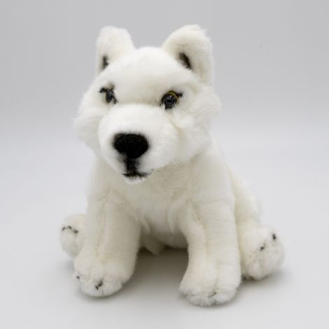 Loup Plan Blanc - 18cm