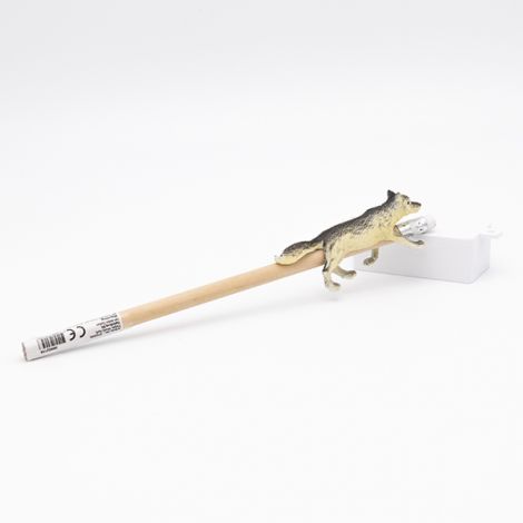 Crayon de papier Loup gris