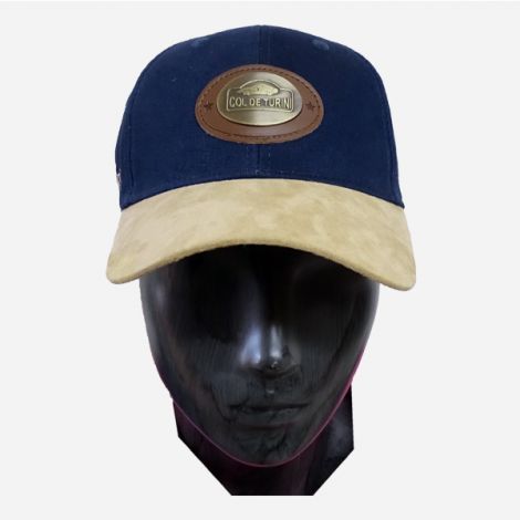 Casquette Turini - bleue écusson métal