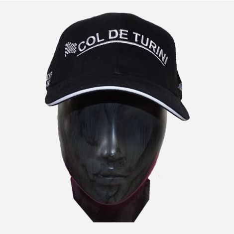 Casquette Turini - noire brodée blanc