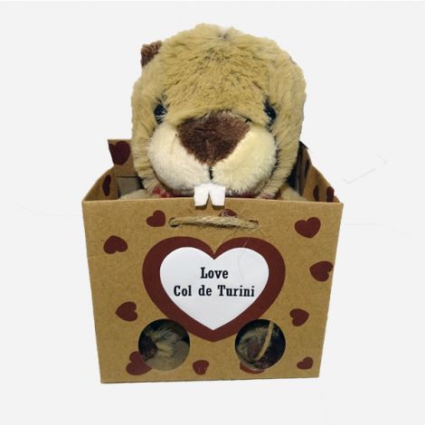 Marmotte sac souvenir 12 cm