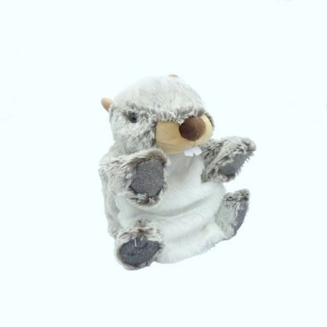 Marionnette marmotte 25 cm