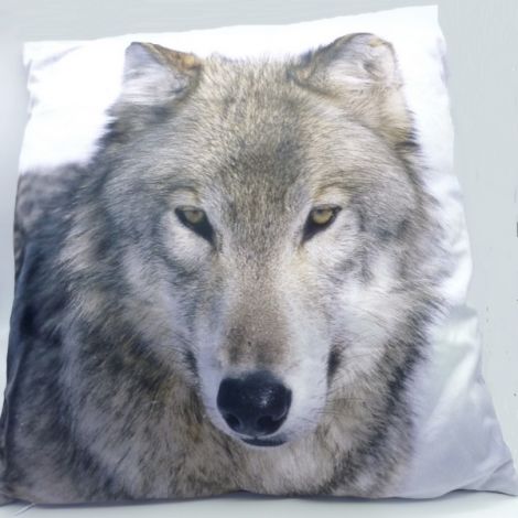 Coussin loup