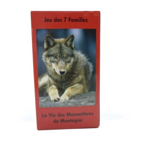 Jeu de 7 familles  : la vie des Mammifères de Montagne