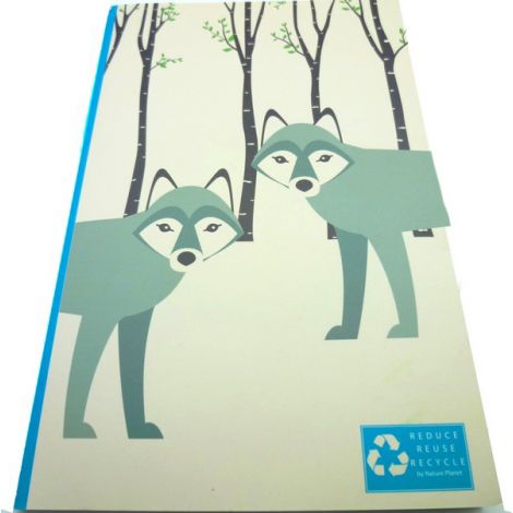 Calepin Loups en forêt